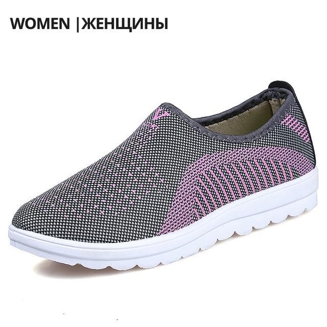 Casual Shoes Mesh Breathable Sneakers 2020 New Fashion Light Breathable Comfort