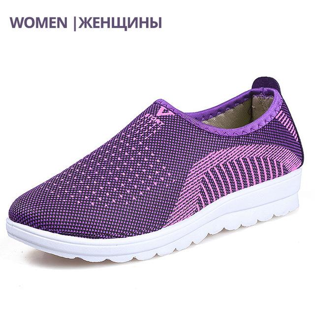 Casual Shoes Mesh Breathable Sneakers 2020 New Fashion Light Breathable Comfort