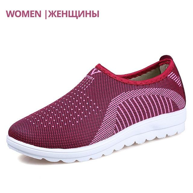 Casual Shoes Mesh Breathable Sneakers 2020 New Fashion Light Breathable Comfort