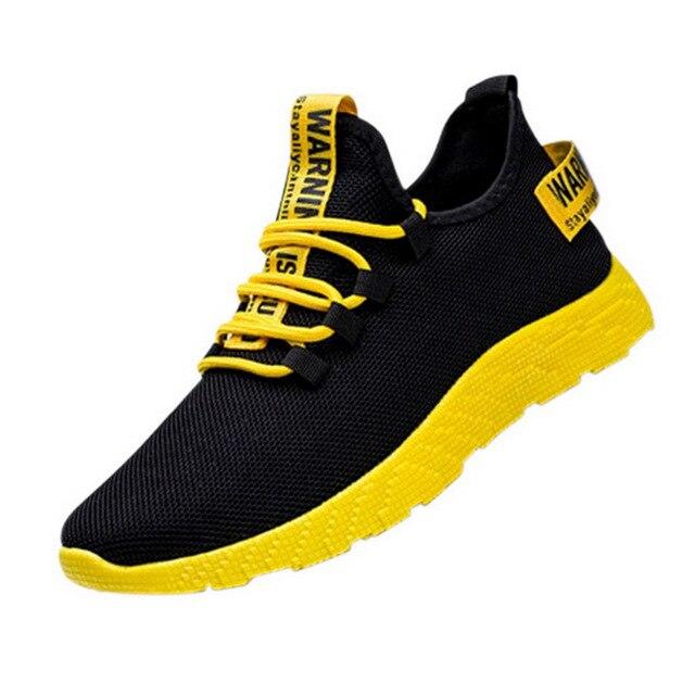 Sneakers Breathable Casual No-slip Vulcanize Air Mesh Lace Up Wear-resistant Shoes