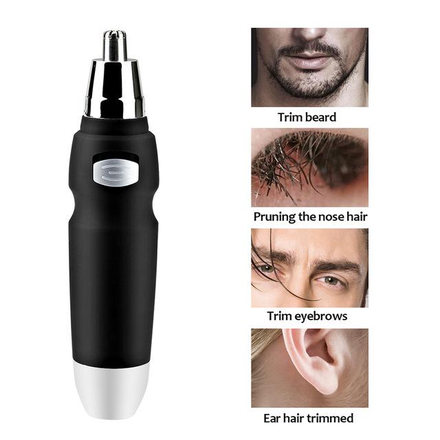 Electric Shaving Nose Ear Trimmer Safety  Nose Hair Trimmer for Men Shaving Hair Removal Razor Beard Cleaning Machine