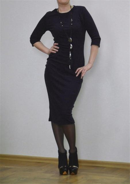 Hot Slim Bodycon Dress Women Solid Color Chic Party Dresses Casual Sleep Wear Inside Wear Vestidos Pencil Dress
